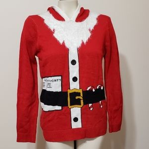 Santa Christmas sweater hoodie S
